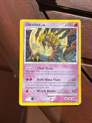 Carta Pokémon Giratina Lv.63