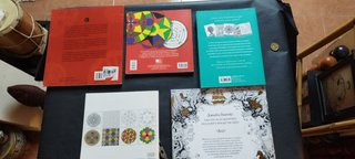 Lote 5 libros de mandalas para colorear Descripció
