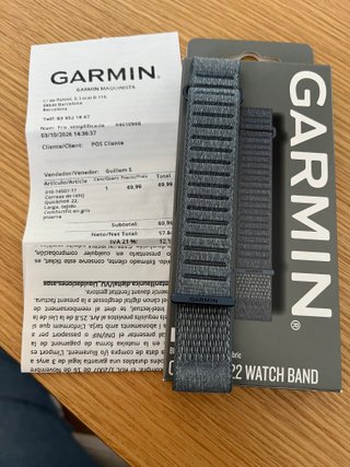 Correa Garmin QuickFit 22 Gris