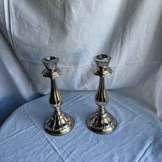 Pareja de Candelabros Plata Pedro Durán