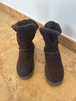 Botas de serraje Oysho