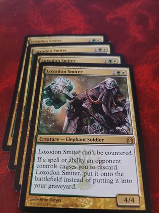 4 Carte Magic: Loxodon Smiter
