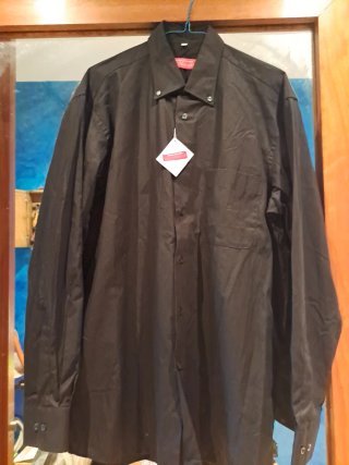 Camisa negra Petermann talla 41