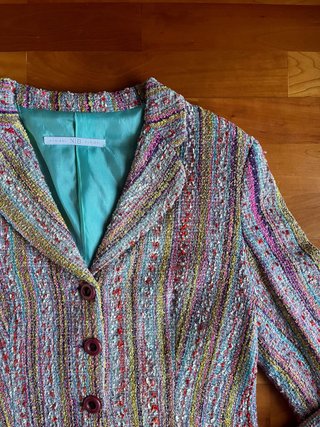Chaqueta vintage multicolor