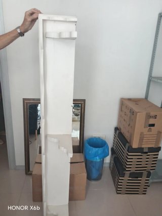 Estantería de Madera Maciza Blanca