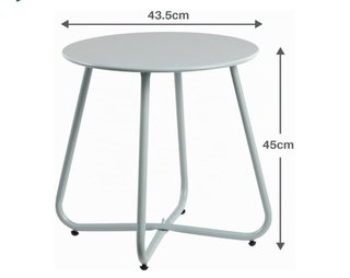 Mesa Auxiliar Redonda HollyHOME Verde