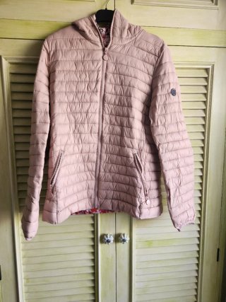 Chaqueta Plumas Rosa
