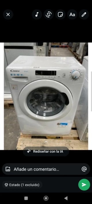 Lavadora ha marcado Candy 7k
