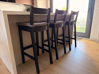 Pack 3 Taburetes Altos de Cocina