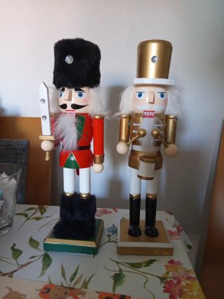 Set de 2 Cascanueces de Navidad