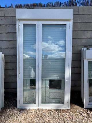 Balconera de Aluminio con Persiana