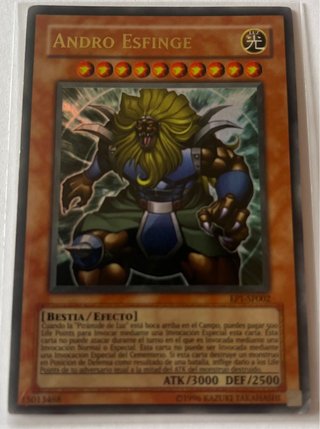 Carta Yu-Gi-Oh! Andro Sfinge