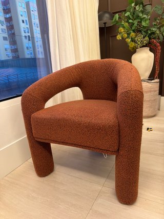 Silla de comedor con reposabrazos Greca