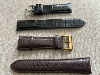 Lote de 2 correas para reloj