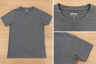 Camiseta Gris Zeeman Talla S