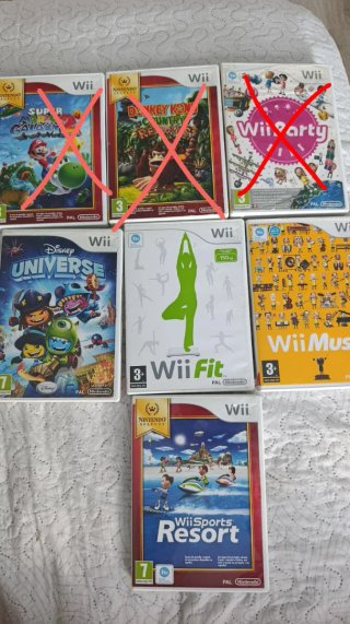 4 Juegos para Nintendo Wii (precio individual)