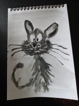 Acuarela de Gato