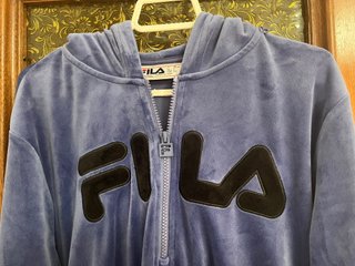 Sudadera Fila Azul con Capucha