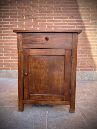 Mesita Auxiliar Vintage de Madera
