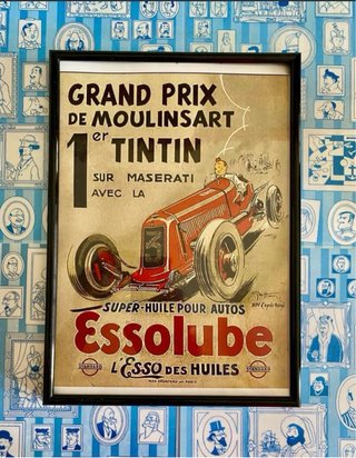 Cuadro Grand Prix de Moulinsart Tintín