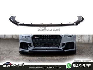 SPOILER / LIP DELANTERO V2 PARA AUDI RS3 BERLINA 8V 2016-2020
