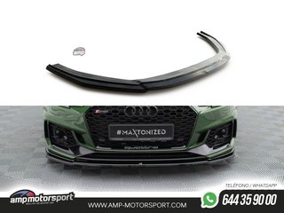 SPOILER / LIP DELANTERO V2 PARA AUDI RS4 B9 2017-2019