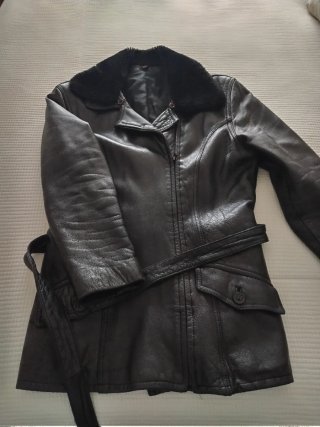 Blazer de Piel Negra