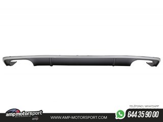 DIFUSOR TRASERO PARA AUDI A4 B9 BERLINA / AVANT S-LINE 2015-2019 LOOK S4