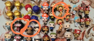 Figuras Funko Pop One Piece Los 3 rodeados