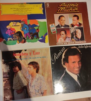 Lote de 24 Discos de Vinilo