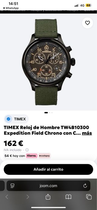 Reloj Timex Expedition Field Chrono