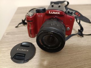 Cámara Panasonic Lumix DMC-G1 Roja