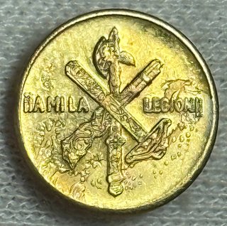Moneda Legión Oro 8k Miniatura + Regalo