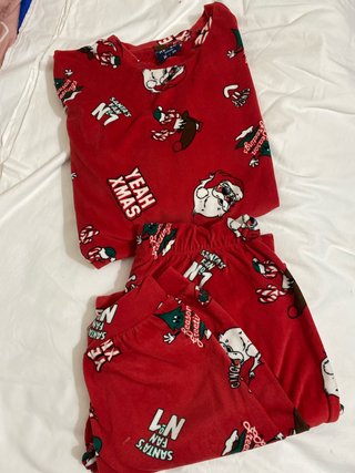 Pijama de Mujer Navideño Rojo