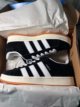 Adidas Campus Negras y Blancas Talla 42