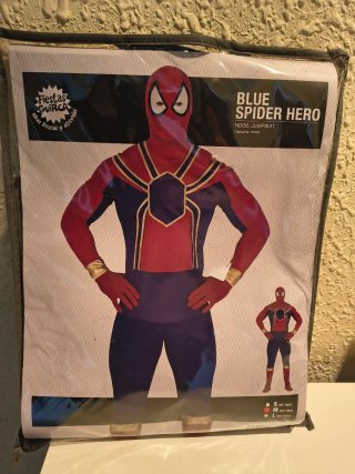Disfraz Blue Spider Hero Fiestas Guirca