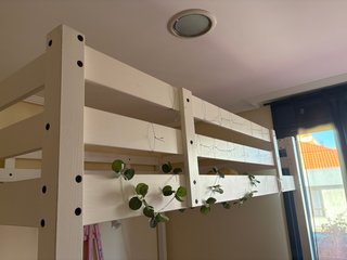 Cama Alta Ikea Blanca