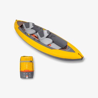 Kayak canoa hinchable travesía X100+ drop stitch fondo alta