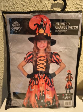 Disfraz Bruja Naranja Haunted Fiestas Guirca