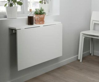 Mesa Plegable de Pared Blanca