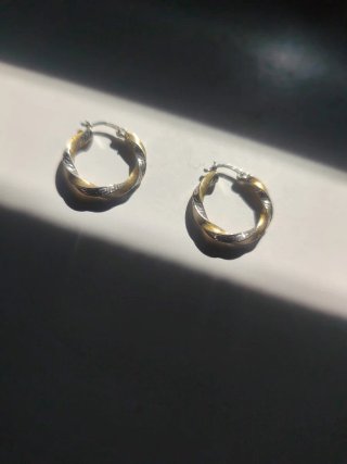 Pendientes de Aro Plata y Oro