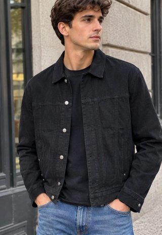 Cazadora negra ZARA hombre – Talla S – Nueva