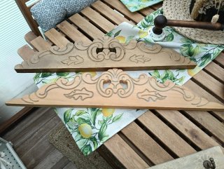 2 Molduras de Madera Decorativas