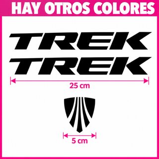 Vinilos Adhesivos Trek para Bicicleta