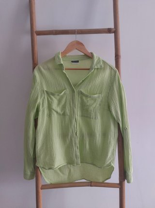 Camisa Verde Lima de Gasa