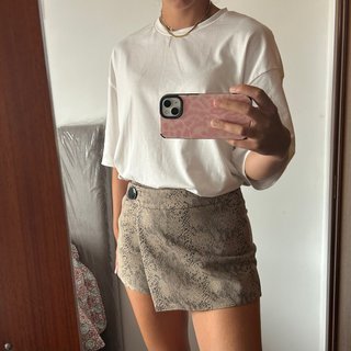 Falda pantalón estampado serpiente