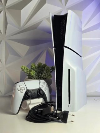 PlayStation 5 Slim Disco 1TB Blanca