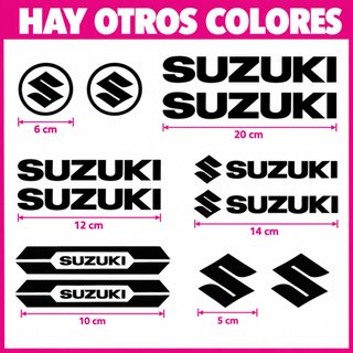 Set de Pegatinas Suzuki