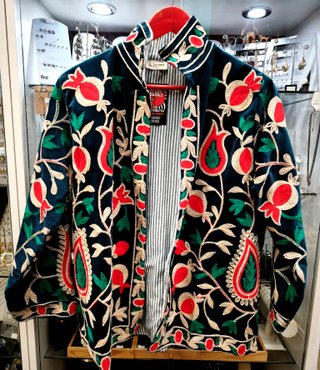 Chaqueta Suzani Terciopelo Algodón