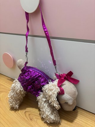 Bolso para niña con forma de perrito